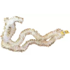 Festão Branco C/ Ouro 5cm x 2m Ref 111368 Neo