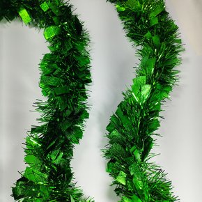 Festão Metaloide Verde 9cm X 2m Natalino Global