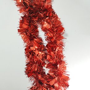 Festão Metaloide Vermelho 9cm X 2m Natalino Global