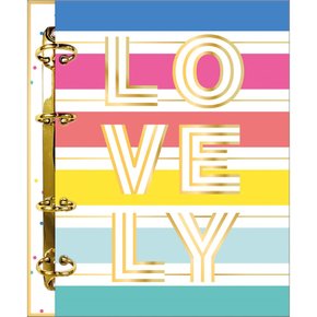 Fichário Argolado Colegial Be Nice Lovely Tilibra