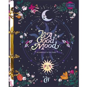 Fichário Argolado Colegial Capricho Flor E Estrelas Tilibra