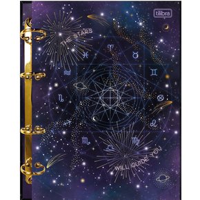 Fichário Argolado Colegial Magic Universo Tilibra