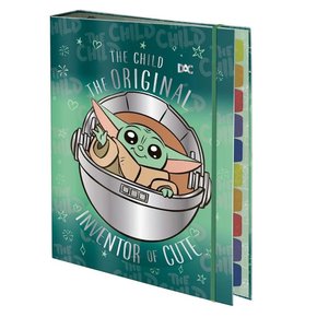 Fichário Argolado Universitário 48 Folhas Star Wars Mandalorian DAC