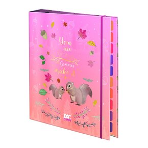 Fichário Argolado Univ Trendy Rosa e Esquilinho DAC