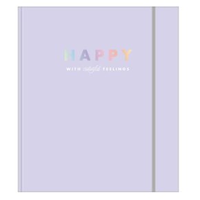 Fichário Colegial Cartonado Happy Lilás Tilibra