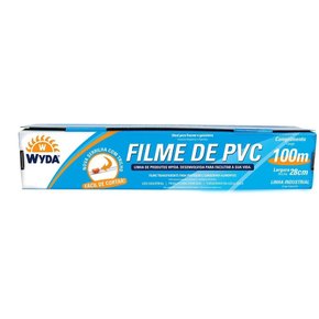 Filme Pvc 28cmx100m Cx C/ Serrilha Wyda