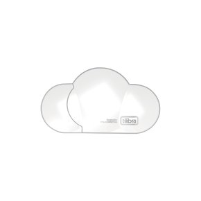 Fita Corretiva Branca 5Mm X 6 M Formato Nuvem Branca Tilibra