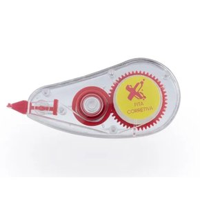 Fita Corretiva Branca 5Mm X 6 M Vermelho Maxprint