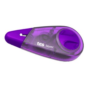 Fita Corretiva Branca Pequena 5Mm X 5 M Roxo Tris