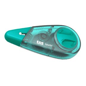 Fita Corretiva Branca Pequena 5Mm X 5 M Verde Tris