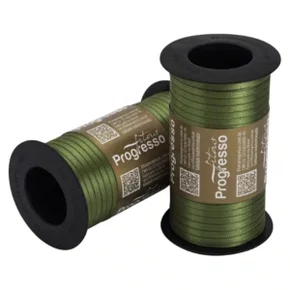 Fita de Cetim 04mm Verde Militar Cor 249 C/ 100m PHFit