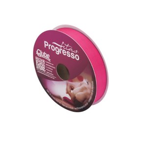Fita Gorgurão 22mm Rosa Citrico Cor 279 Rolo 40 Metros Progresso