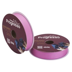 Fita Gorgurão Laço 22mm Rosa Chiclete Cor 1364 40m