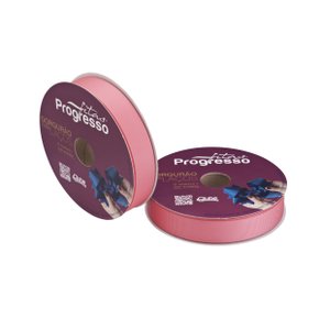 Fita Gorgurão Laço 22mm Rosa Pétala Cor 009 Rolo 40 Metros Progresso