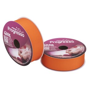 Fita Gorgurão Laço 38mm Laranja Cor 066 Phfit Rolo 40metros