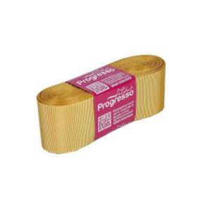 Fita Gorgurão Laço 38mm Ouro Cor 228 Rolo 40 Metros Progresso