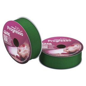 Fita Gorgurão Laço 38mm Verde Bandeira Rolo 40 M Ph