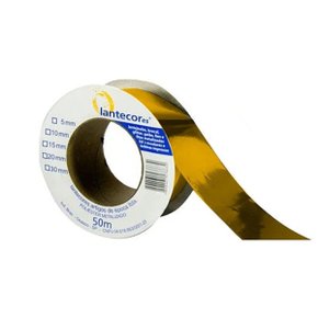 Fita Metaloide 15mm Ouro com 50m LA