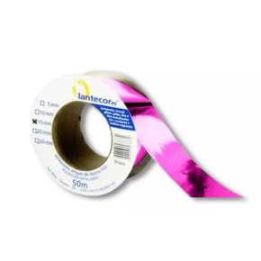 Fita Metaloide 15mm Rosa  com 50m LA