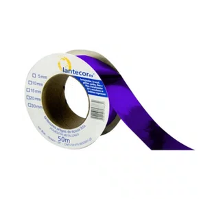 Fita Metaloide 15mm Roxa C/ 50m Lantecor
