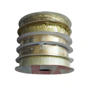 FITA OURO 1CMX3M DIVERSAS ESTAMPAS KIT C/ 5ROLOS 3M REF 1071913 CROMUS