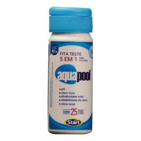 Fita Teste para Piscina 5 em 1 com 25 Fitas Star
