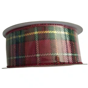 Fita Xadrez Vermelha E Verde 38mm Ref 1073738 Rolo C/ 4,57m Cromus