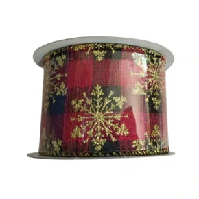 Fita Xadrez Vermelho/Verde 63mm Ref 1052407 Rolo 4,57m Cromus