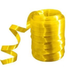 Fitilho Plástico Presente Amarelo Super Fecho 50m