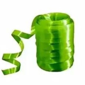 Fitilho Plástico Presente Verde Limão Super Fecho 50 M