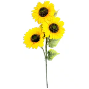 Flor Girassol com 7 Galhos Flores Médias – Ref. W543-12