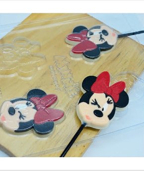 Forma Acetato Pirulito Rosto Minnie Cód.12049 BWB
