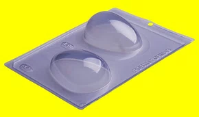 Forma Acetato Silicone Ovo Liso 150 g Cód.32 Porto Formas
