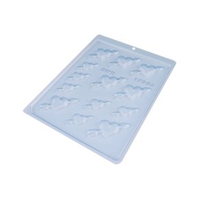 Forma de Acetato Aplique Coração Cupido Cód.10354 BWB