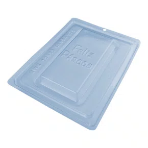 Forma de Acetato com Silicone Barra Feliz Páscoa Cód.10565 BWB