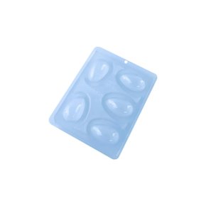 Forma de Acetato com Silicone Ovo Liso Casca Fina 50g Cód.10601 BWB