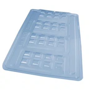 Forma de Acetato com Silicone Tablete Casca Fina Cód.3701 BWB