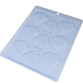 Forma Acetato Bombom Escudo Super Pai Cód.9995 BWB