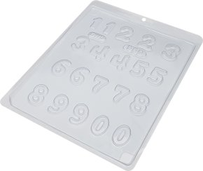Forma Acetato Bombom Números Cód.380 BWB
