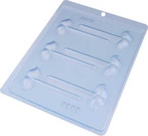 Forma de Acetato Pirulito Bigode 1 Cód.9355 BWB