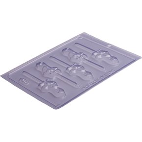 Forma Acetato Pirulito Coelho Dentão Cód.401 Porto Formas