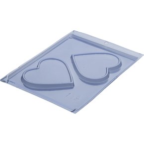 Forma Acetato Placa Coração Cód.109 Porto Formas