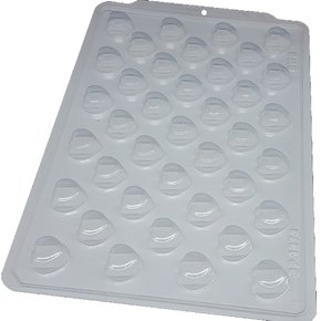 Forma Acetato Bombom SP 1278 Coração Ponteado Cód.3554 BWB