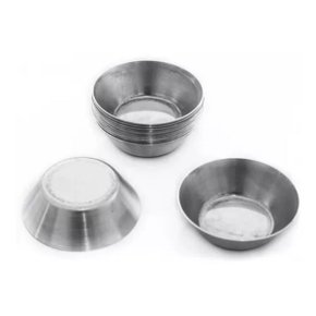 Forma de Empada Lisa Nº 4 - 6,8x5x2,6 cm com 12 Unidades DouPan