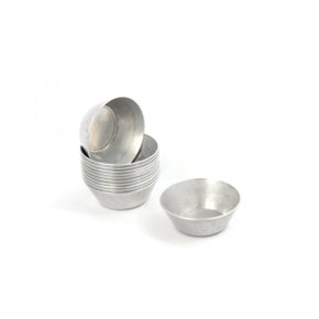 Forma Empada Lisa N. 1 Aluminio C/ 12 Um