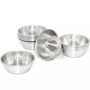 Forma Torta Suíça 9x3 cm Ref. 0338 Conjunto com 12 Unidades (Caparroz)