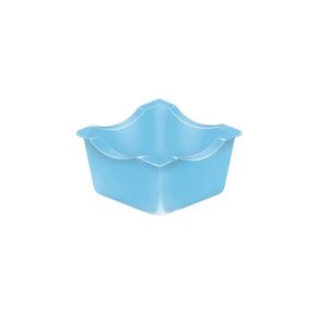 Forminha Doce Plástica Azul Claro com 50 Unidades Kaixote