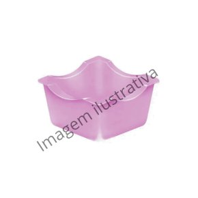 Forminha Doce Plástica Pink com 50 Unidades Kaixote