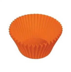 Forminha Forneavel Cup Cake Gde Laranja C/ 57un Ultrafest