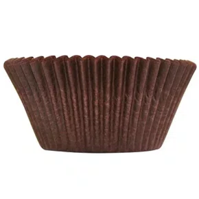 Forminha Forneavel Cup Cake Gde Marrom C/ 57un Ultrafest